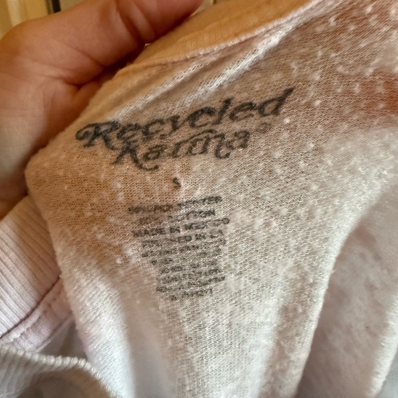 Recycled Karma Pink 'She's a Vibe' Graphic Sweatshirt - Picture 3 of 9